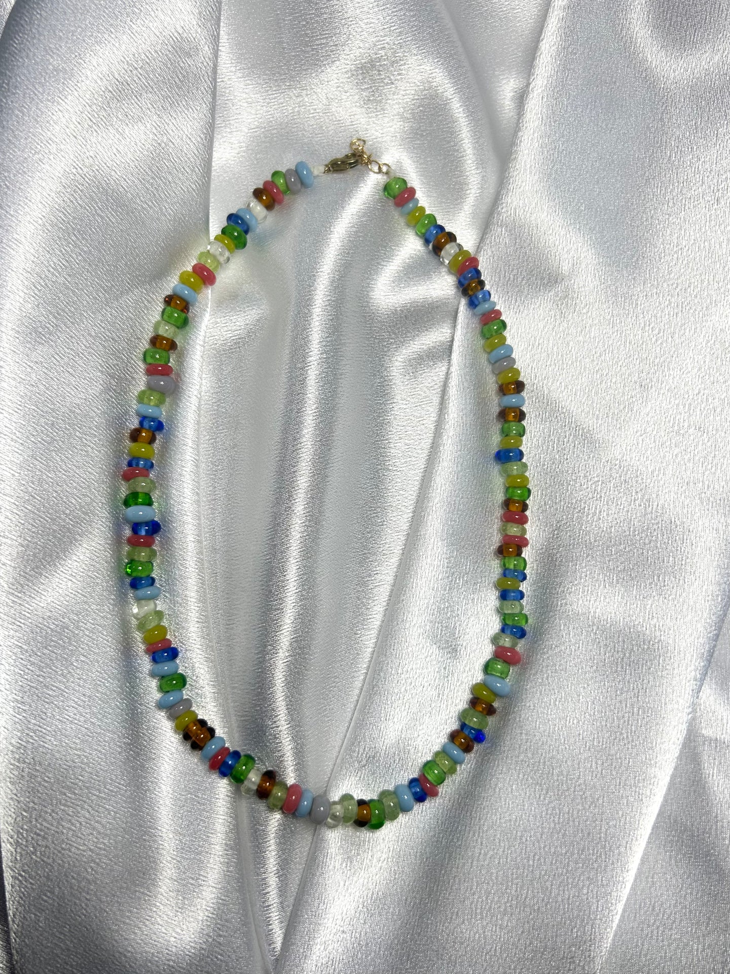 Chunky colorful necklace