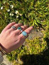 Load image into Gallery viewer, Aquamarine Ring size 7.5

